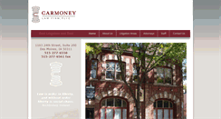 Desktop Screenshot of carmoneylaw.com